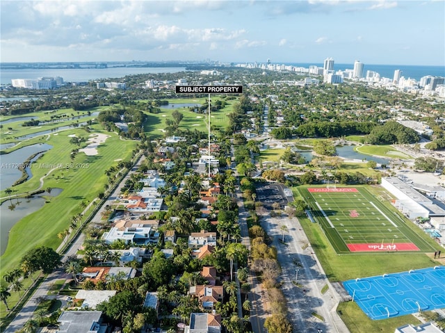 2424 Prairie Ave, Miami Beach, FL 33140 - view of urban area with a nearby body of water and a golf course