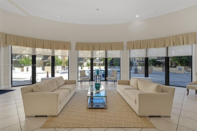 55 Merrick Way Unit 624, Coral Gables, FL 33134 - common area with recessed lighting and a high ceiling
