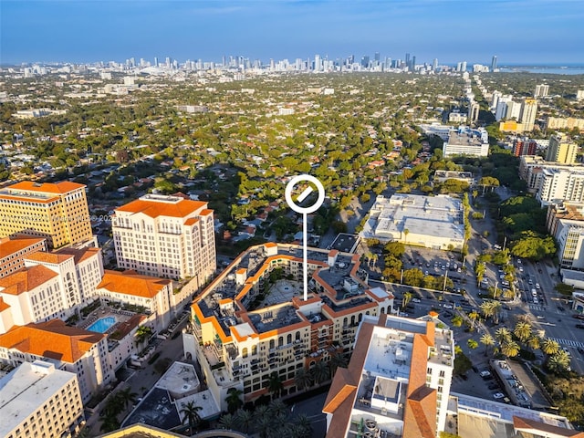 55 Merrick Way Unit 624, Coral Gables, FL 33134 - drone / aerial view of skyline