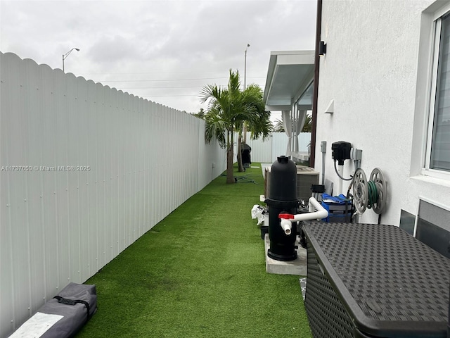 10290 SW 7th Ter, Sweetwater, FL 33174 - view of yard with a fenced backyard