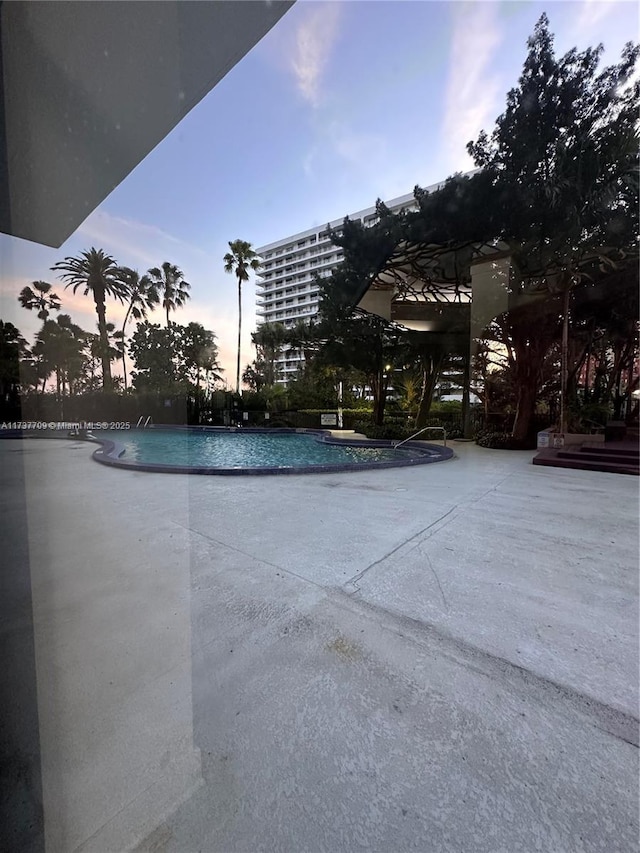 pool featuring a patio