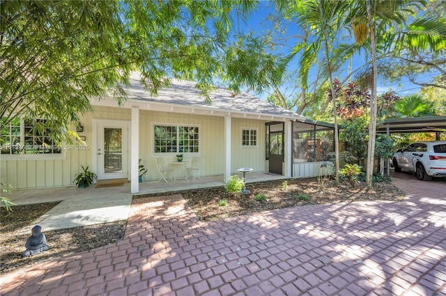 view of rear view of house