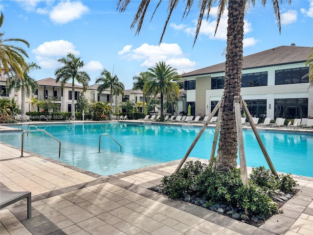 4745 NW 84th Ct Unit 15, Doral, FL 33166 - pool with a residential view and a patio