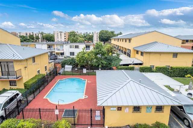 view of pool