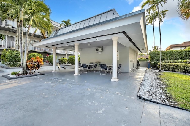 view of patio / terrace featuring a gazebo