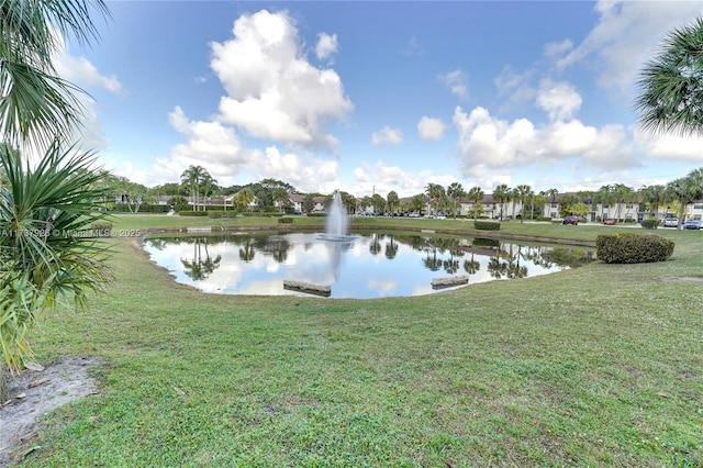 view of water feature