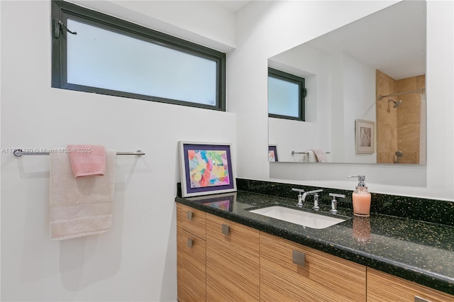 1251 Kane Concourse, Bay Harbor Islands, FL 33154 - bathroom featuring vanity and a shower