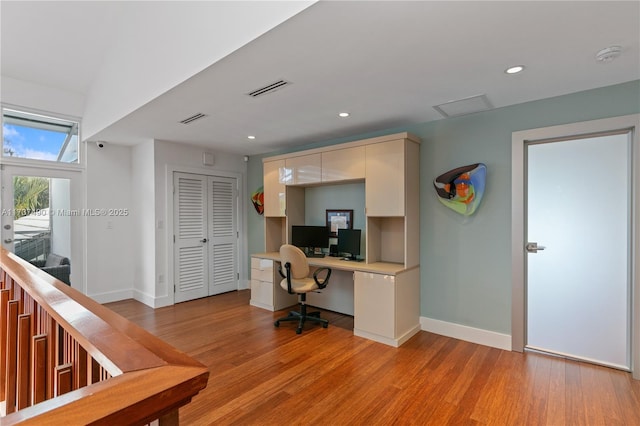 1251 Kane Concourse, Bay Harbor Islands, FL 33154 - office featuring light wood-style flooring and recessed lighting