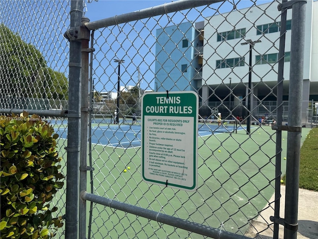 1251 Kane Concourse, Bay Harbor Islands, FL 33154 - view of tennis court
