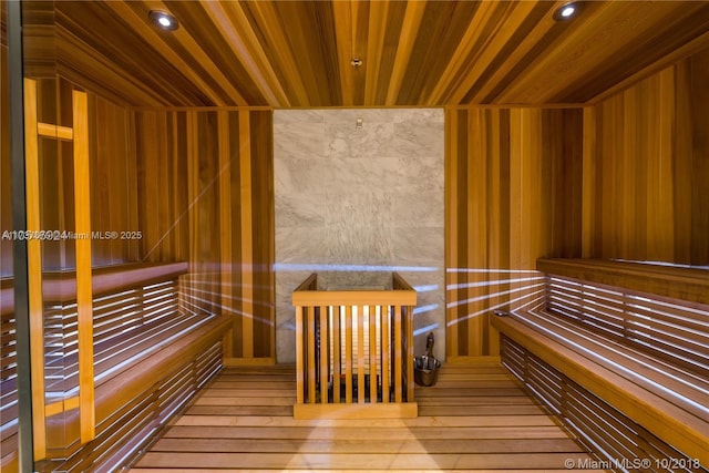 view of sauna / steam room