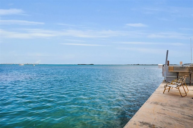 view of water feature