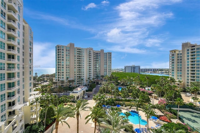 view of property with a community pool