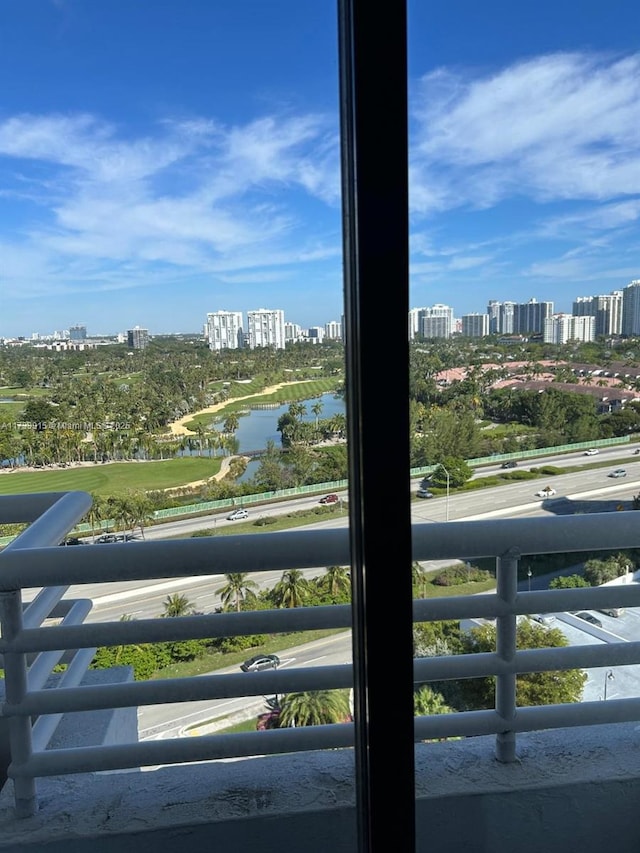 view of water feature