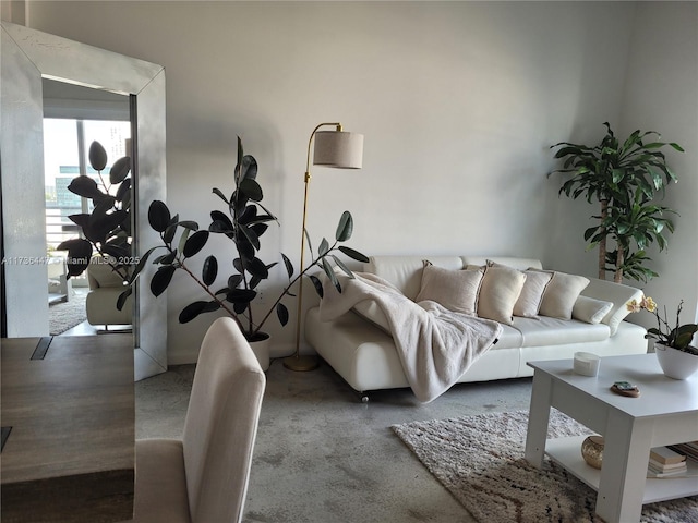 view of living area