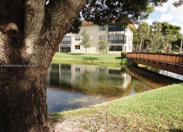 view of water feature