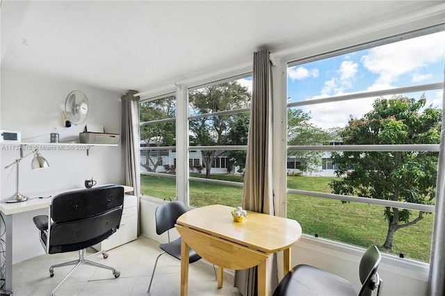 143 Oakridge J 143, Deerfield Beach, FL 33442 - sunroom featuring plenty of natural light