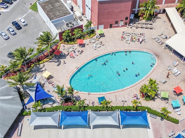 143 Oakridge J 143, Deerfield Beach, FL 33442 - aerial view of a pool