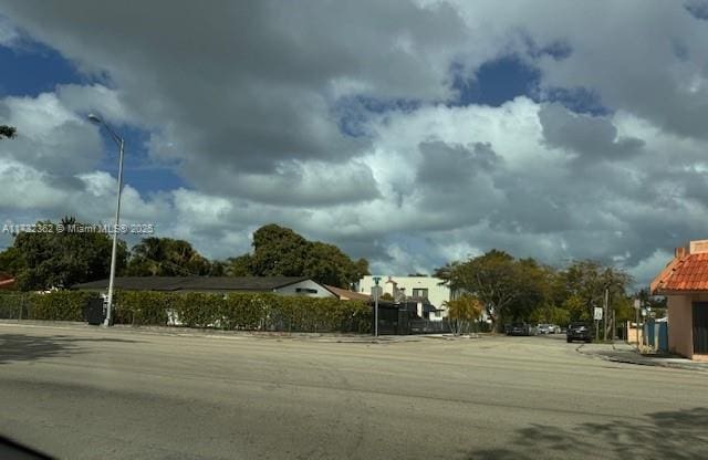 view of road featuring street lighting