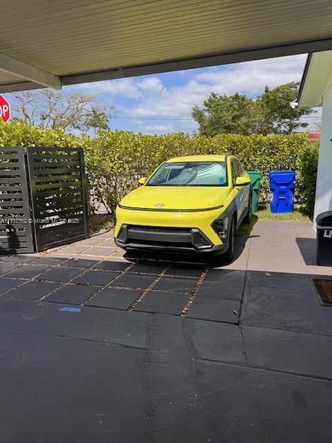 view of car parking