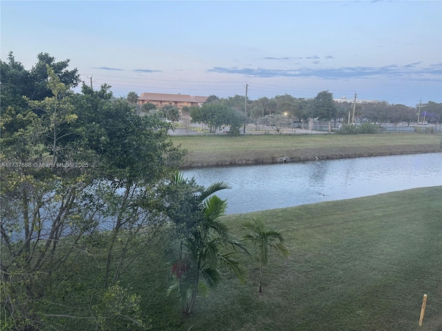 property view of water