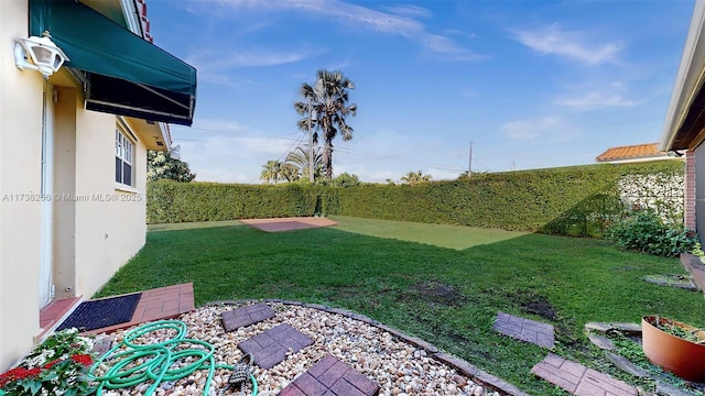 view of yard