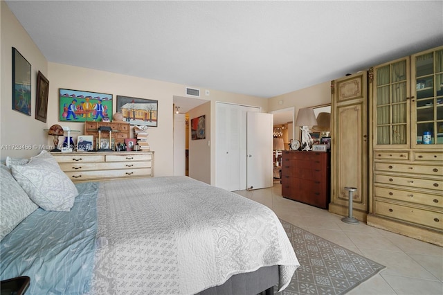 view of tiled bedroom