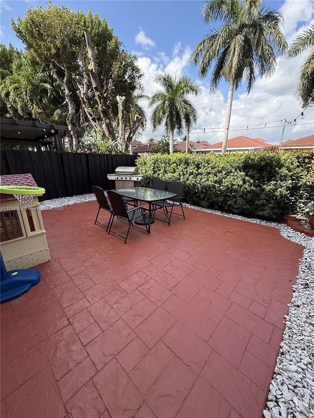 view of patio