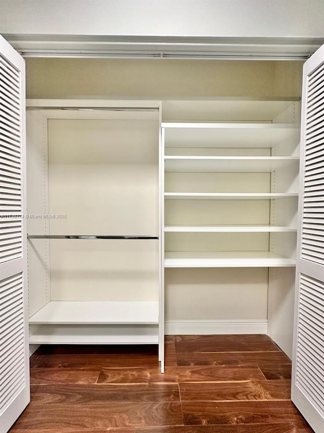 view of closet