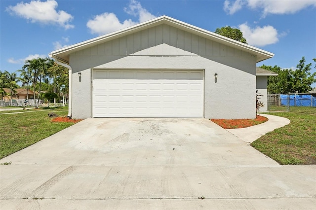 view of property exterior featuring a yard