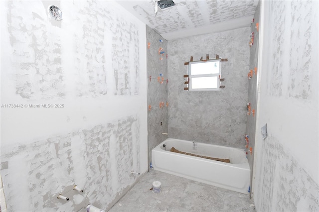 full bathroom featuring shower / bathtub combination