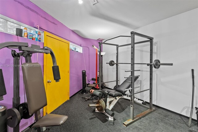 view of workout room