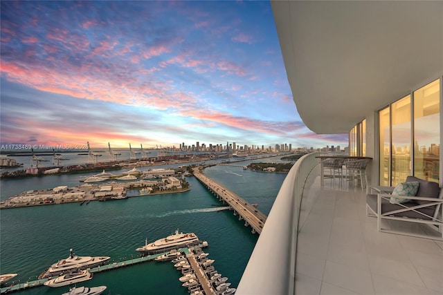 450 Alton Rd Unit 3401, Miami Beach, FL 33139 - water view with a marina and nearby urban area