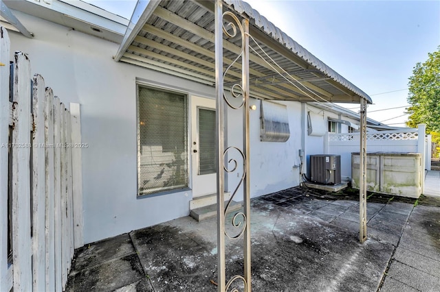 2300 Jackson St Unit 10, Hollywood, FL 33020 - view of patio / terrace with central AC unit