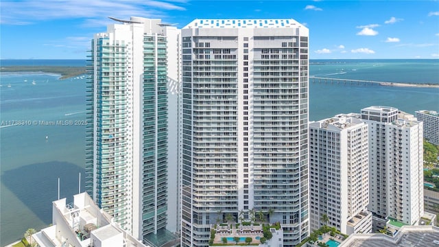 view of property featuring a water view