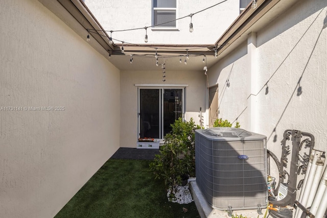 view of patio with cooling unit