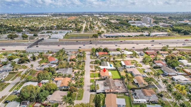 bird's eye view featuring a residential view