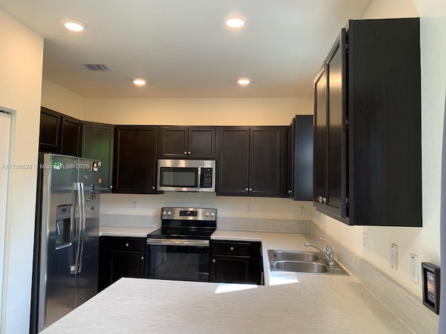 kitchen featuring sink and stainless steel appliances