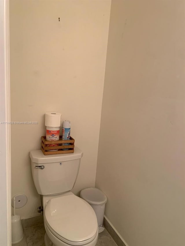 bathroom with toilet