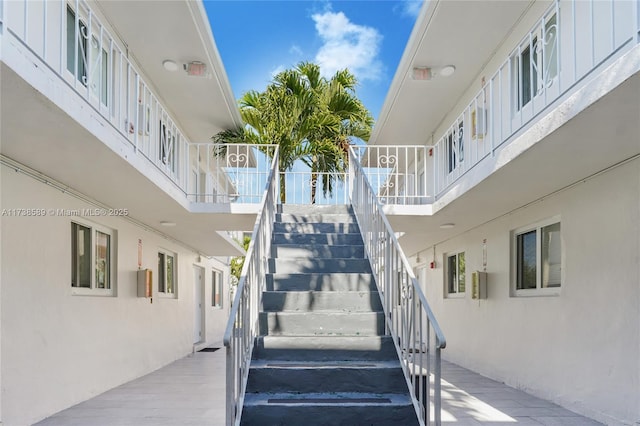 view of stairs