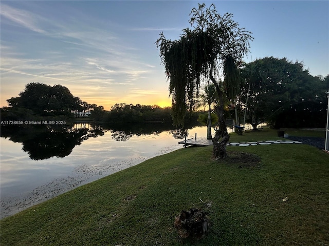 property view of water