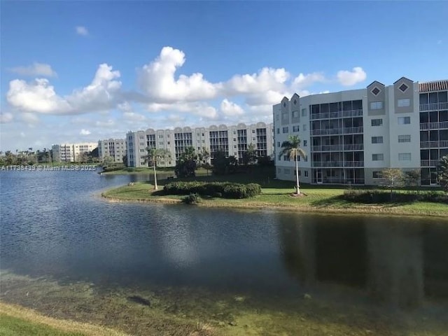 property view of water