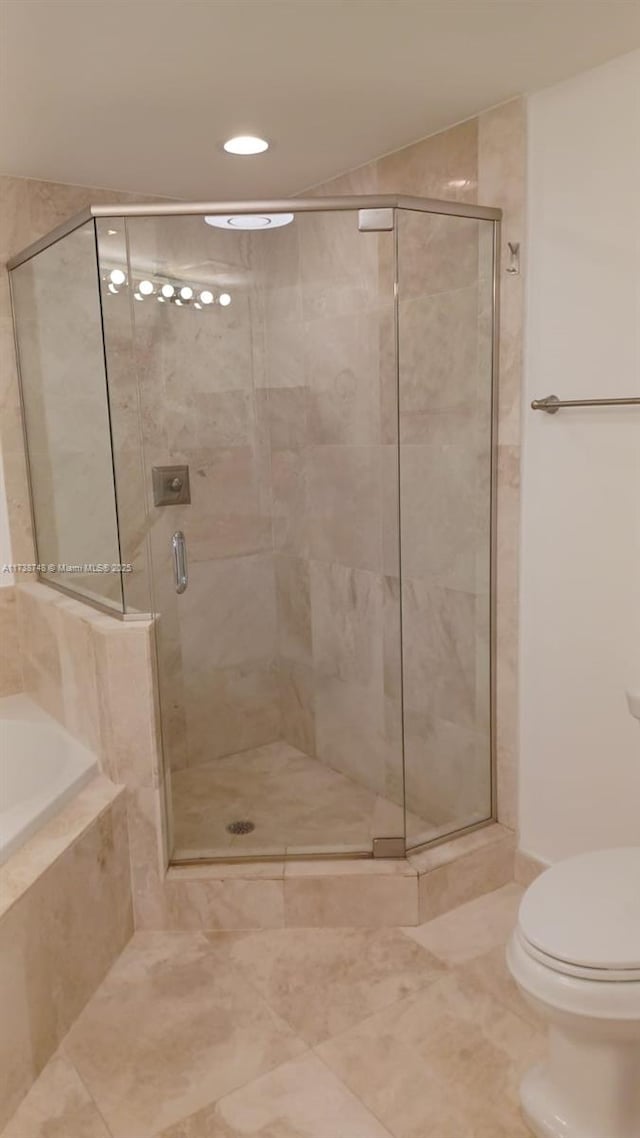 510 NW 84th Ave Unit 518, Plantation, FL 33324 - bathroom with a stall shower, toilet, and a bath