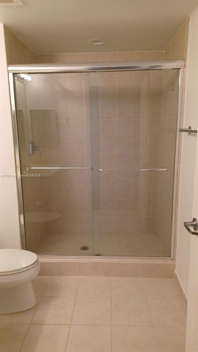 510 NW 84th Ave Unit 518, Plantation, FL 33324 - full bath featuring toilet, a shower stall, and tile patterned flooring