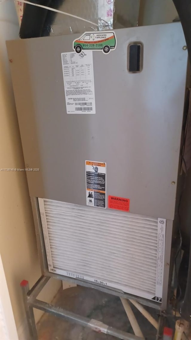 510 NW 84th Ave Unit 518, Plantation, FL 33324 - utility room with heating unit