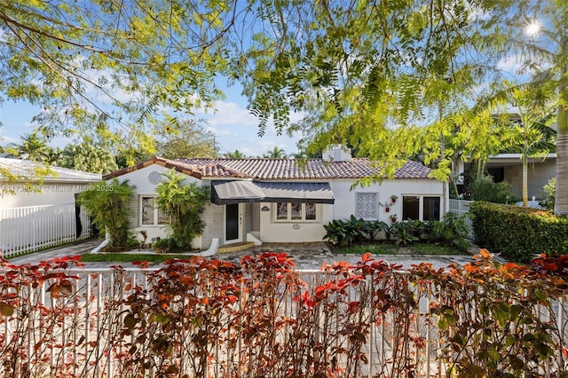 view of front of home