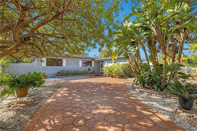 view of ranch-style house