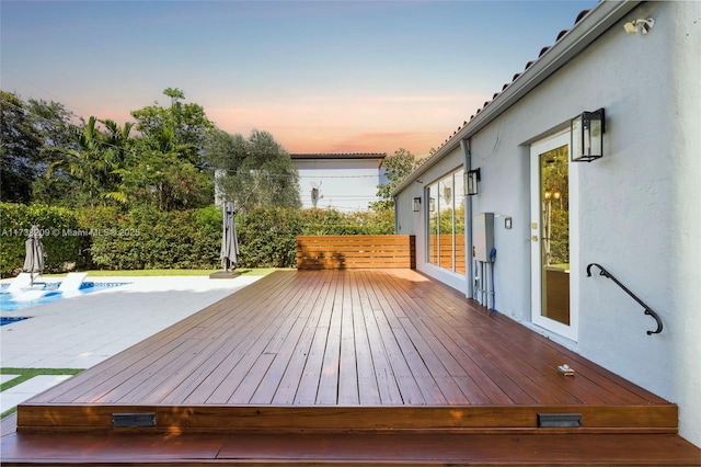 339 NE 100th St, Miami Shores, FL 33138 - view of wooden deck