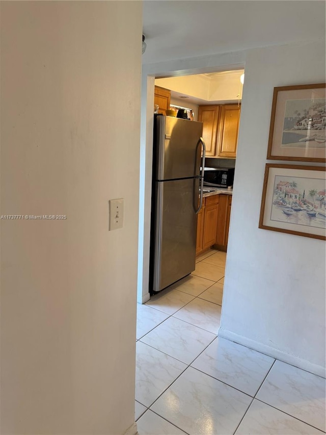 kitchen with appliances with stainless steel finishes