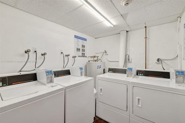 laundry room with separate washer and dryer