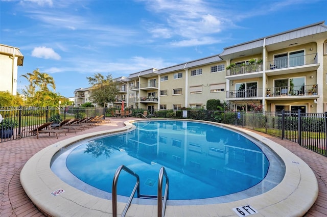 view of pool